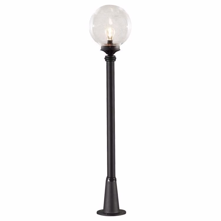 Konstsmide Orion Weglamp - Zwart Gelakt Aluminium - H 118 cm