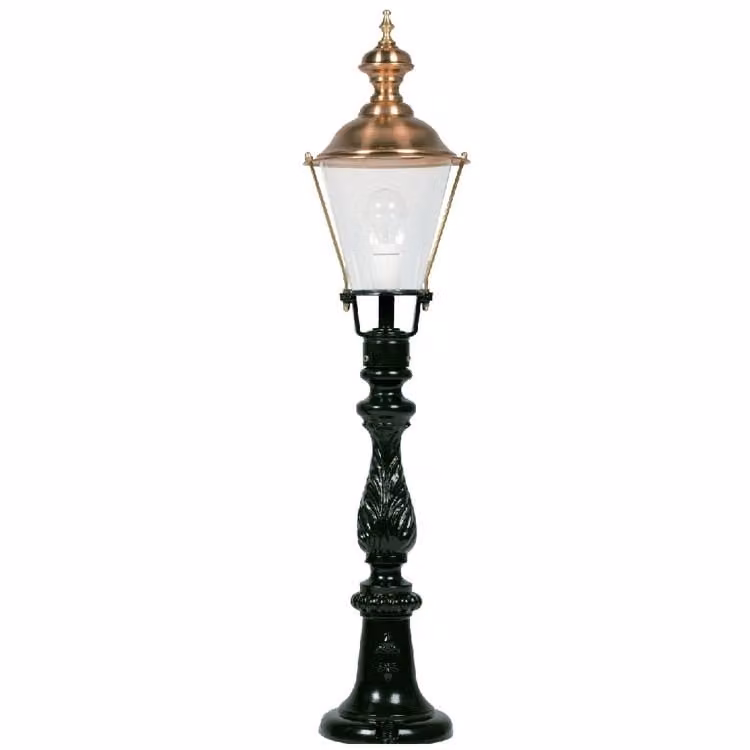 KS Verlichting Nostalgische Medemblik Staande Tuinlamp - Zwart