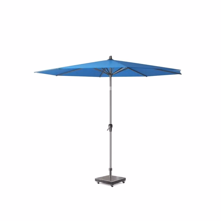 Platinum Riva stokparasol blauw met centrale paal Ø 250 cm