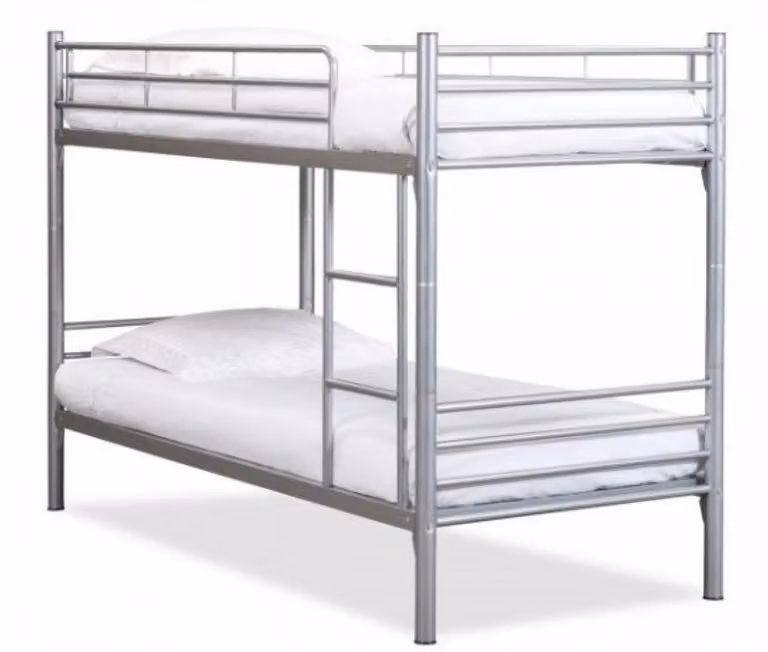 Deelbaar metalen stapelbed voor kinderen - 80 x 200 cm