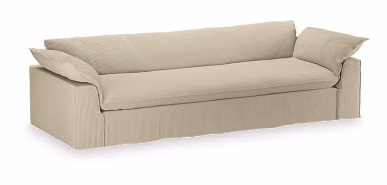HKliving Bankhoes Nomad Corduroy Rib voor Bank, 305 cm