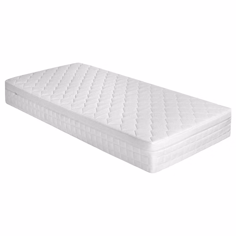 home24 Alallin 7-zones pocketveringmatras wit, B/D: 90 x 200 cm