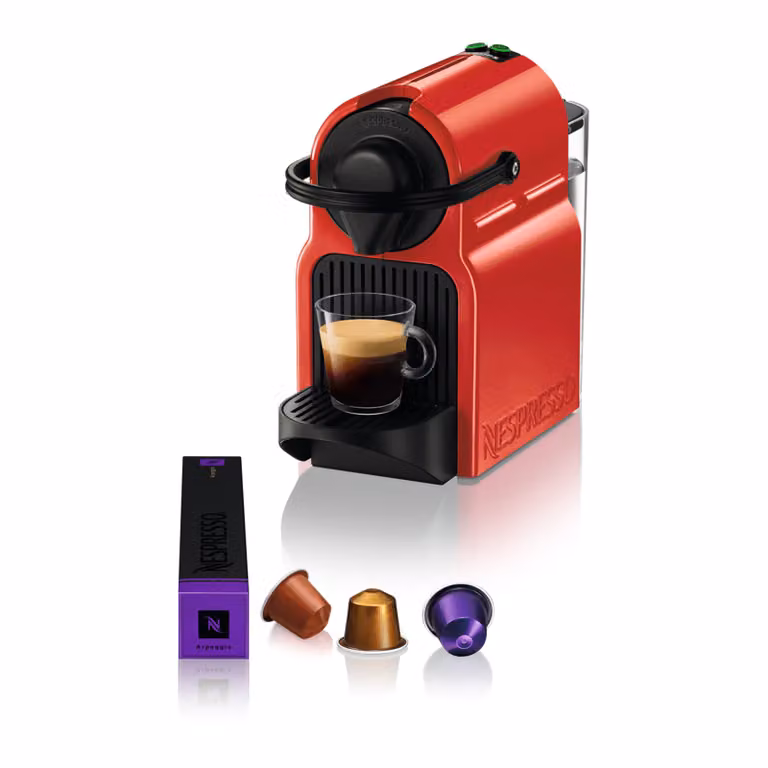 Krups XN1005F Inissia Nespresso capsulemachine, rood