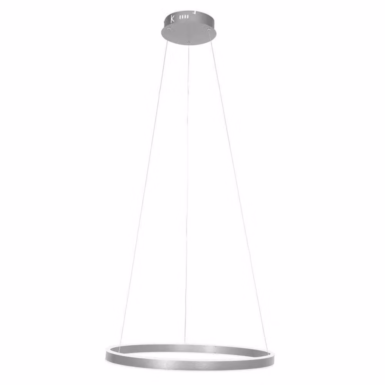 Steinhauer Ringlux Design Hanglamp Aluminium Zilver/Grijs met LED