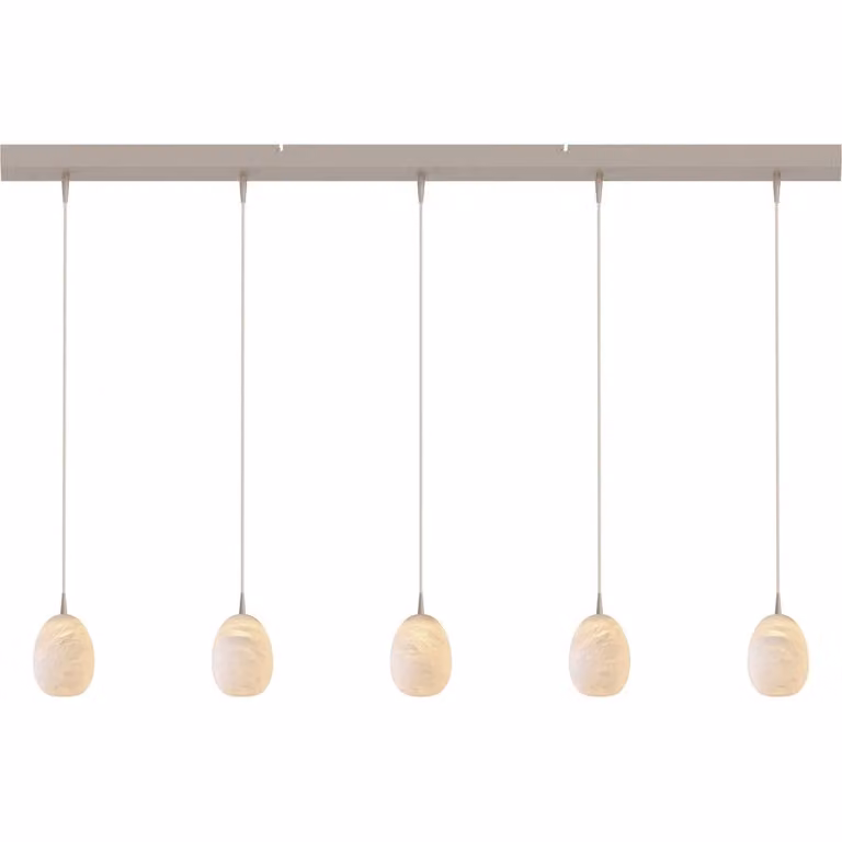 Masterlight Design hanglamp Alta 5-lichts beige terra