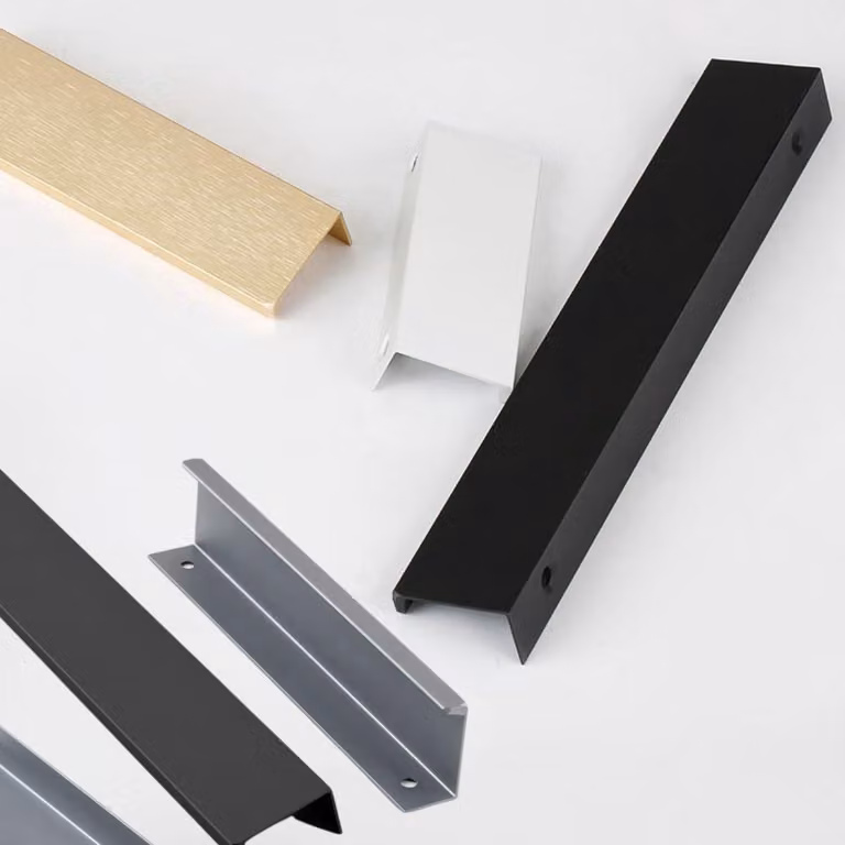 Beige Keukenkast Grepen - Lade Trekkers met Verborgen Vinger Rand Design - 800mm