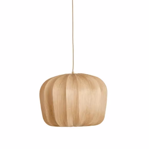 Light & Living Hanglamp Savina Beige Rond - Breedte: 50 cm, Hoogte: 37,5 cm