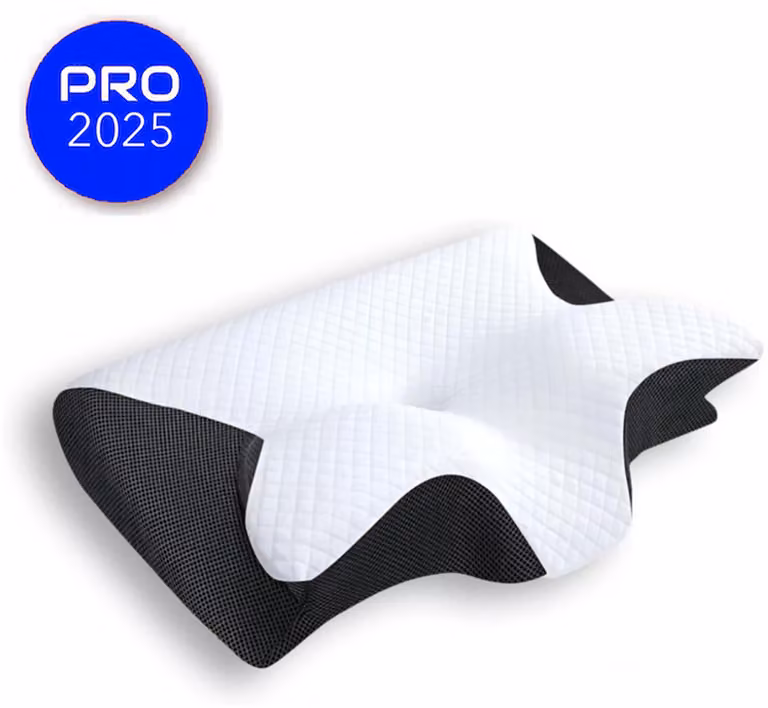 Dreamsleepz Orthopedisch Vlinderkussen van Traagschuim - Ergonomisch Memory Foam Hoofdkussen tegen Snurken en Nekklachten