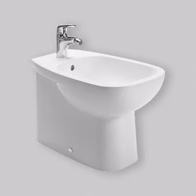 Duravit Bidet D-CODE Wandmodel met enkelvoudig spoelsysteem, 56 x 36 cm