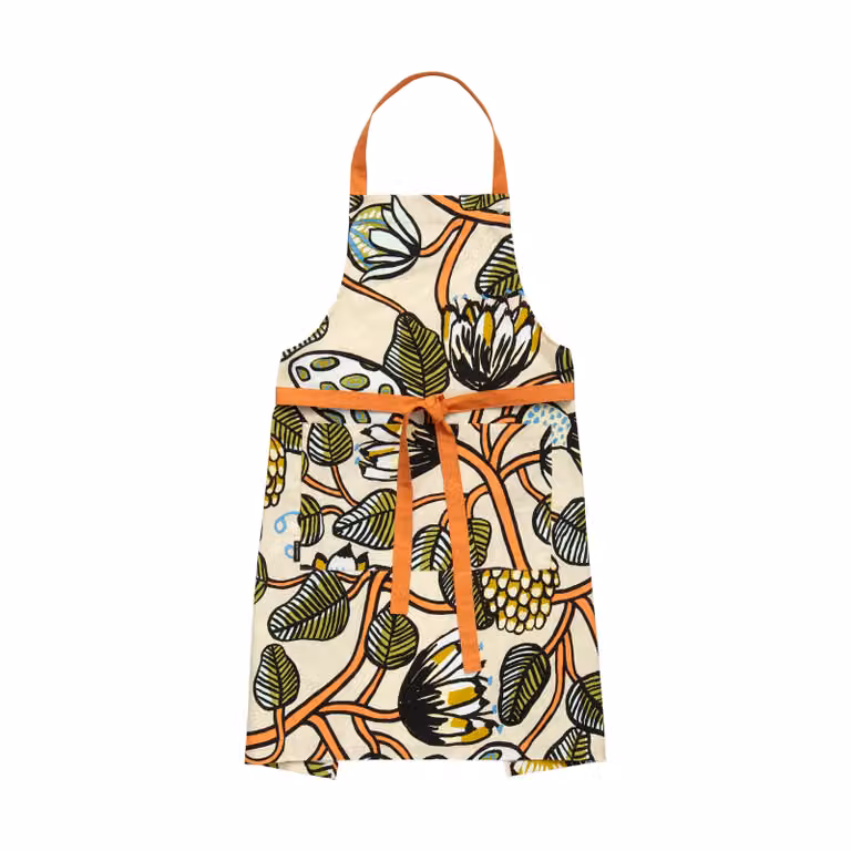 Marimekko Tiara schort Beige voor volwassenen