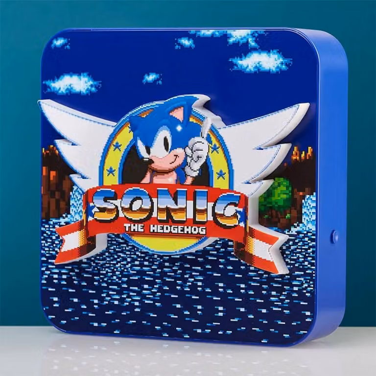 Numskull Sonic De Egel 3D Nachtlamp Classic Sonic USB-tafellamp