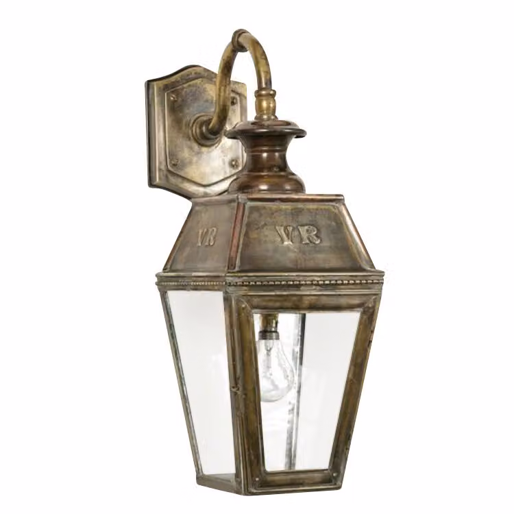 Limehouse Kensington Landelijke Buitenlamp Top Mount - Gepoetst Goud/Messing