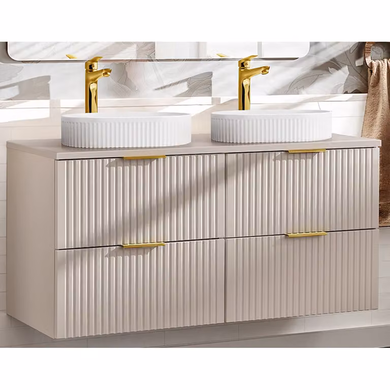 Lomadox Adelaide Wastafel in Kasjmier, Breedte: 120 cm