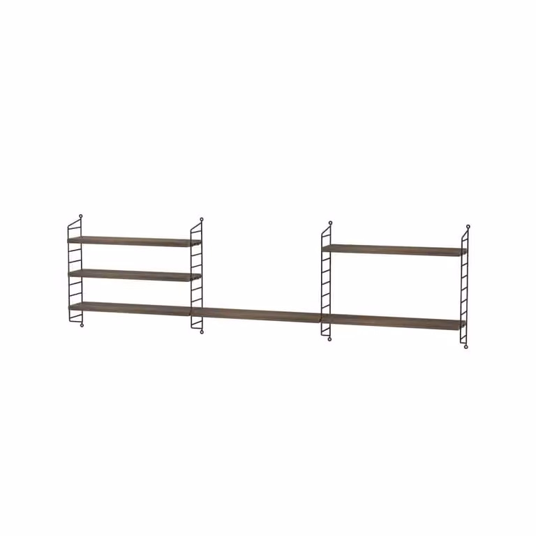 String kinderkamer walnoot & zwart - Combinatie H