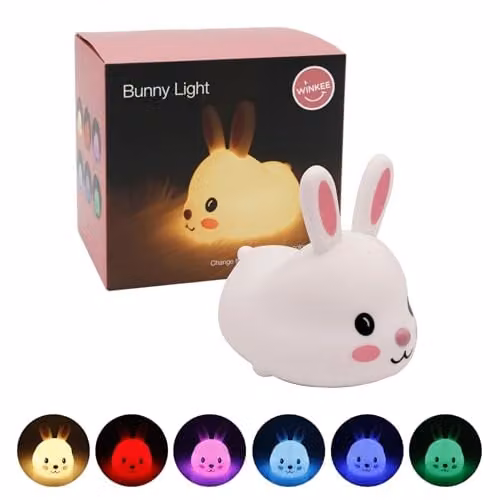 Winkee Bunny Light LED nachtlampje voor kinderen met oplaadbare batterij