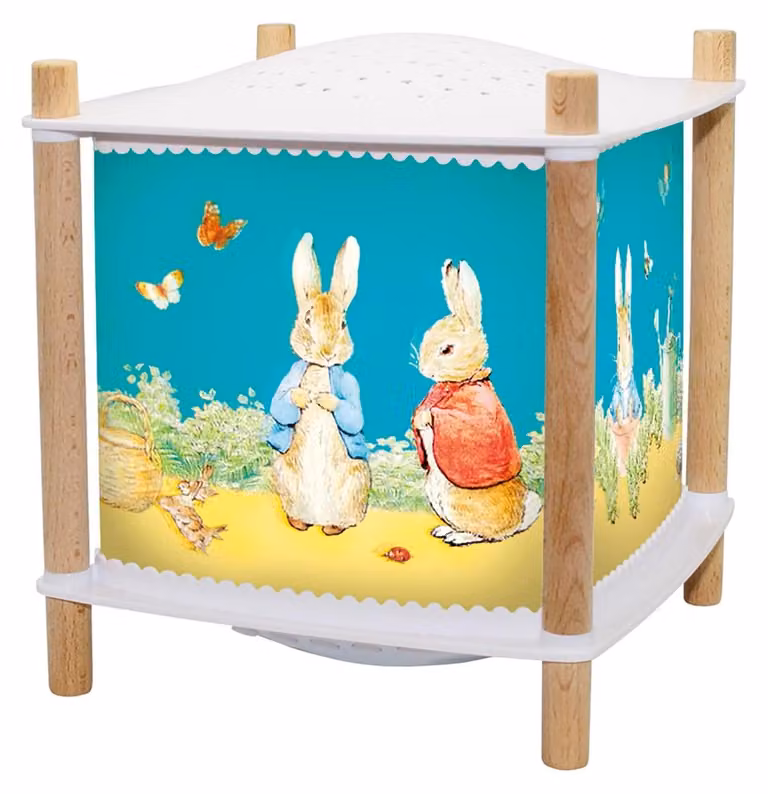 Trousselier Nachtlamp Laterne ReVOLUTION 2.0 Peter Rabbit© - Draadloos met muziek, huildetectie en USB-oplaadbaar