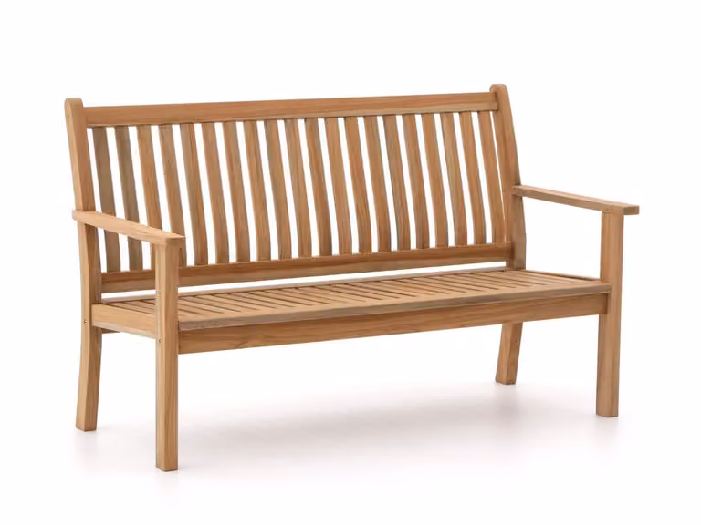 Sunyard Furniture Parkbank voor 2 personen, Teakhout, Bruin