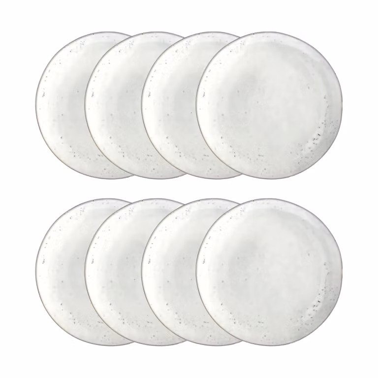 Broste Copenhagen Nordic Sand bord Ø26 cm 8-pack