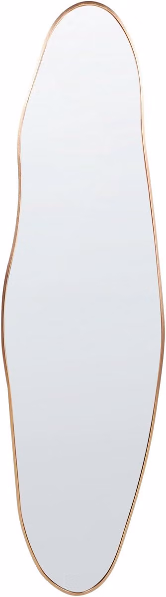 Salins Wandspiegel Goud Aluminium Onregelmatige Vorm met Haken B: 41 cm, H: 162 cm