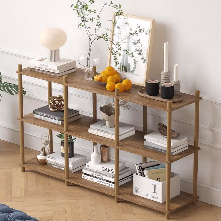 Open Boekenkast met 6 Kubussen voor Woonkamer, Slaapkamer of Kantoor
