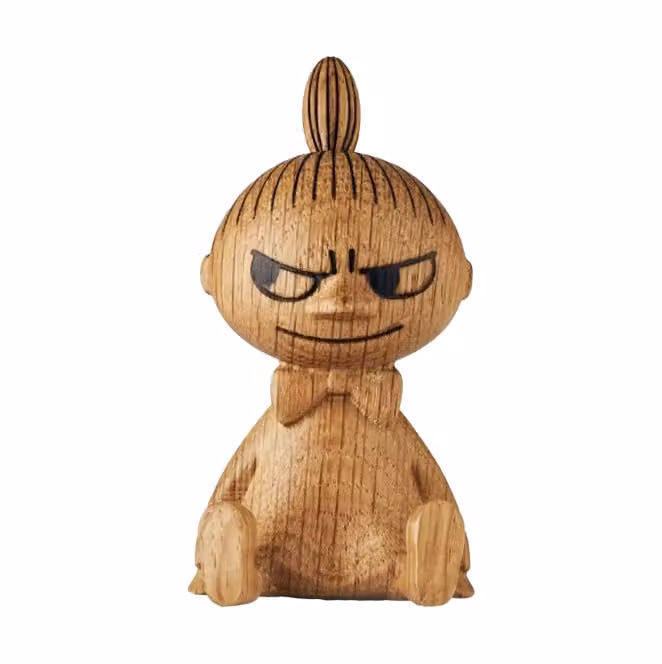 Dsignhouse x Moomin Little My houten decoratie Eik 8 cm