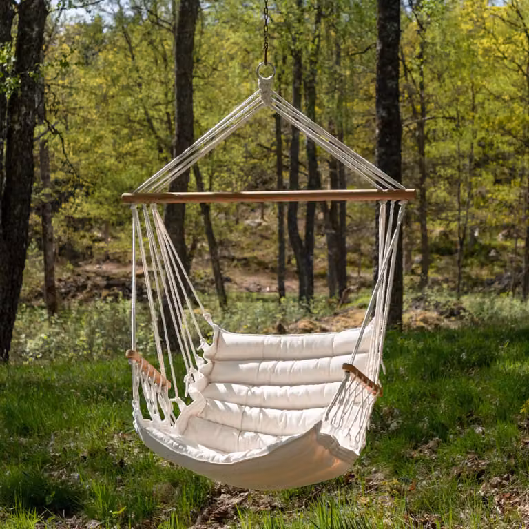 Nohr Hangstoel Lakisa Wit - Moderne Hangstoel voor volwassenen voor in de tuin