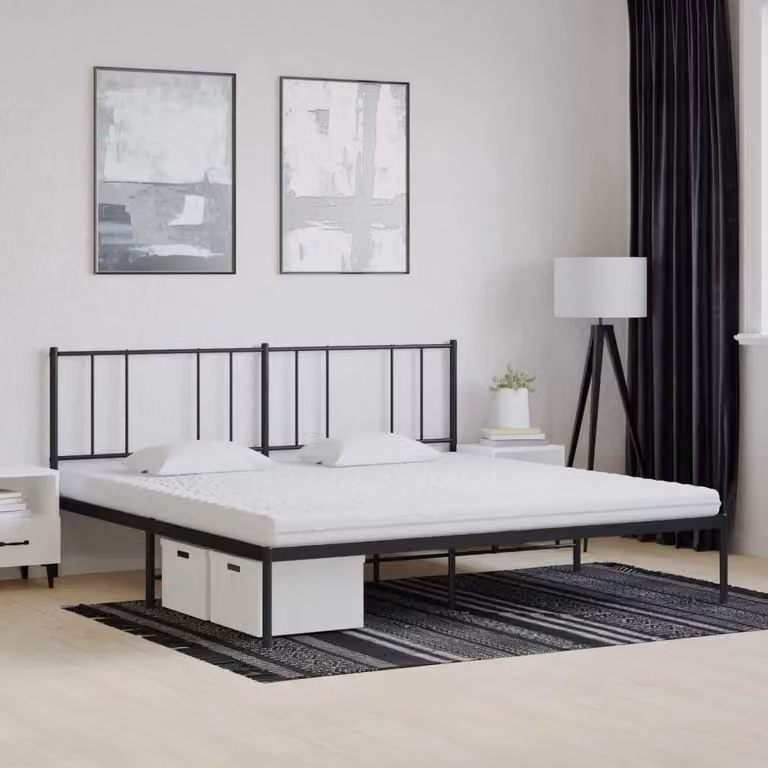 vidaXL Schuimmatras voor volwassenen, wit, 200 x 200 cm, 7 zones, stevigheid 20 ILD, visco-elastisch schuim
