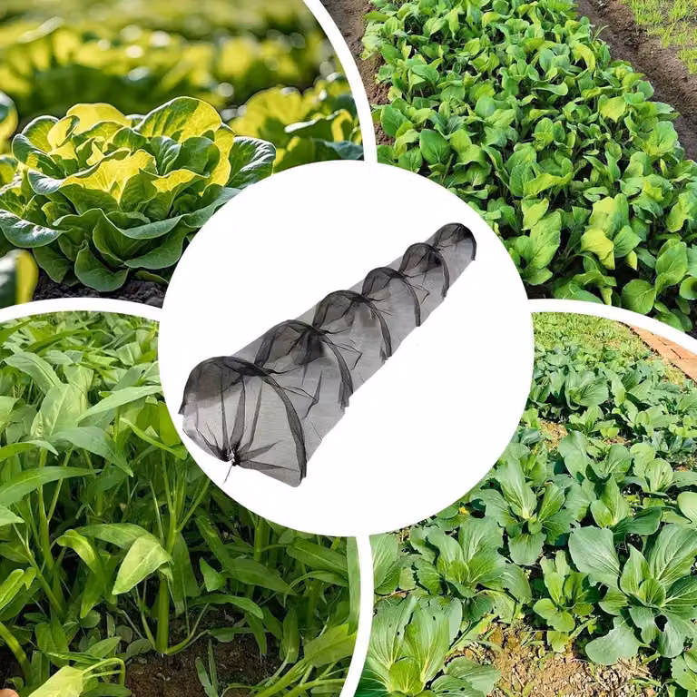 Groene Rijhoezen voor Verhoogde Bedden - Plantbescherming Tunnel van Hoogwaardig Gaas - 300 x 45 x 45 cm
