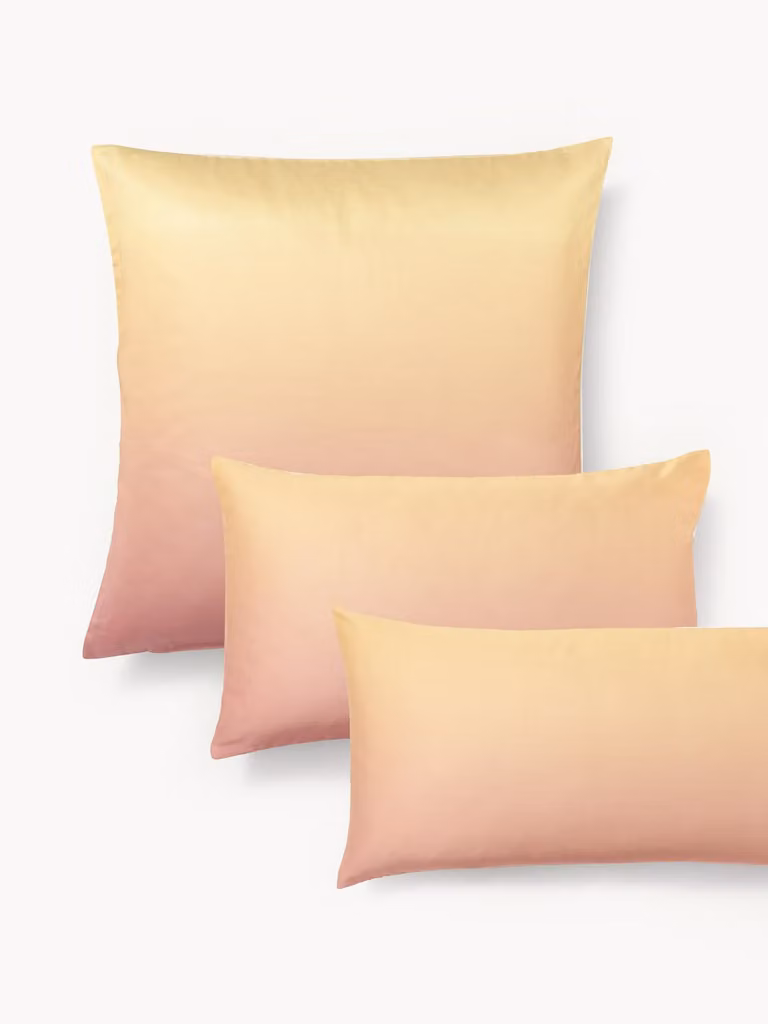 Westwing Collection Katoensatijnen kussenhoes Jania 40x80 cm