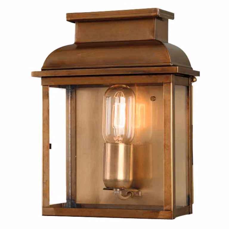 Franssen Nostalgische Old England buitenlamp koper - Hoogte: 28 cm