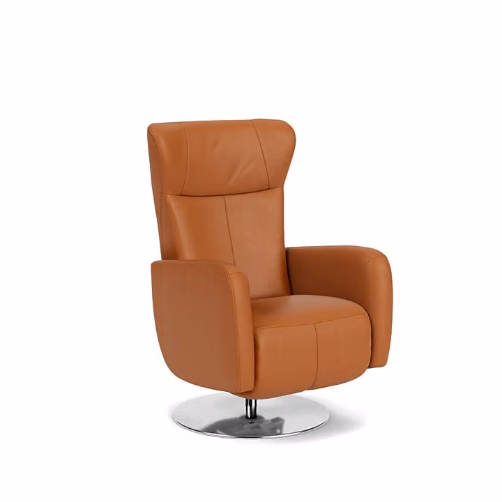 Prominent Sta-op-stoel Hennessy - Donkerrood - Leer