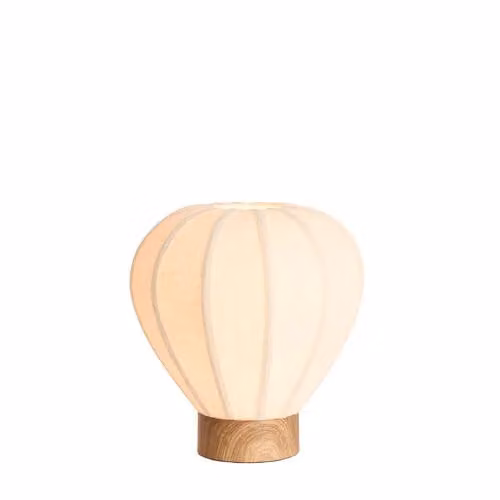 Light & Living Tafellamp Kyzo - Wit/Beige - Rond - B/D/H: 35 x 35 x 36 cm