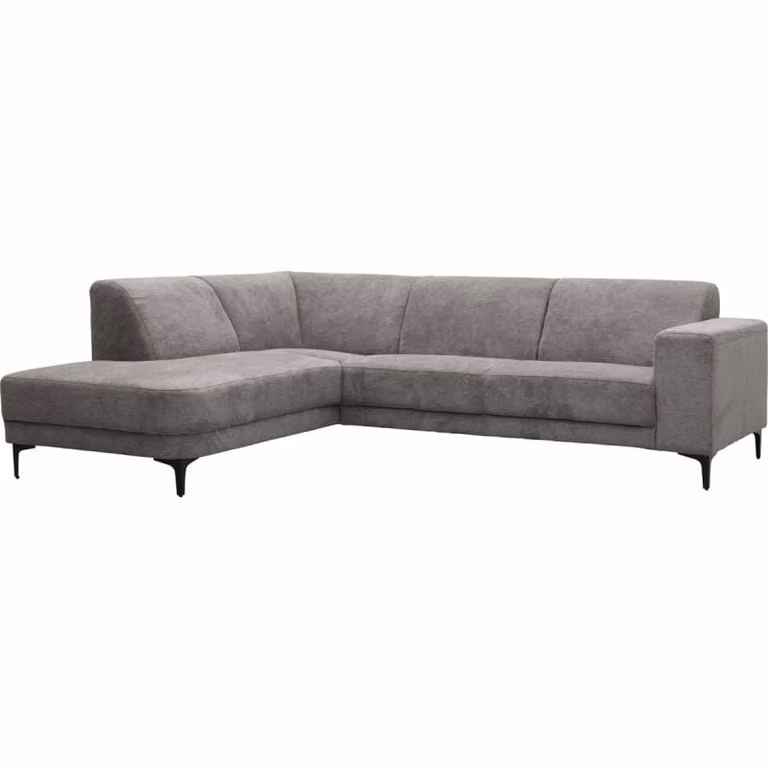 Budget Home Store Bank Edward hoekziteiland links met 2,5-zits Mito in antraciet