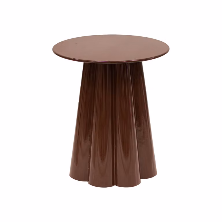 Kick Collection bijzettafel Ida - Bruin - B: 43 cm, D: 49,5 cm, H: 21,5 cm