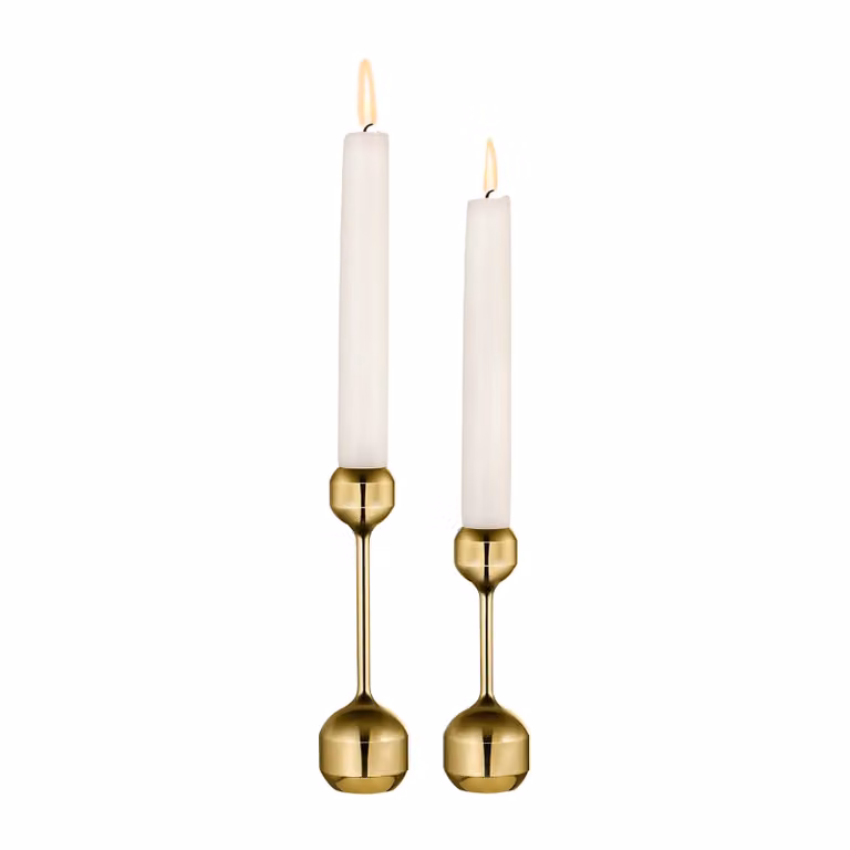 LIND DNA Silhouette kandelaar 2-delig Goud