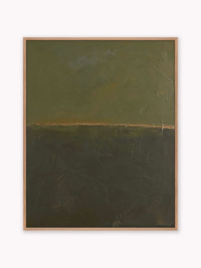 Malerifabrikken Handbeschilderde canvasdoek Edge Green
