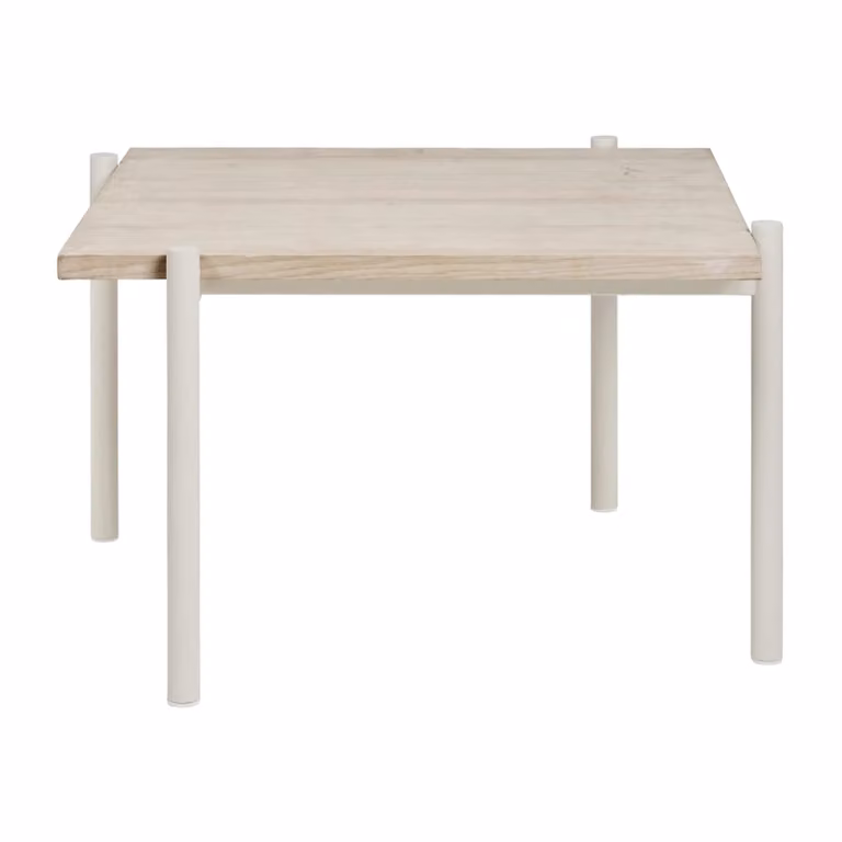 Broste Copenhagen Elaine salontafel wit, B/D: 54,2 x 54,2 cm