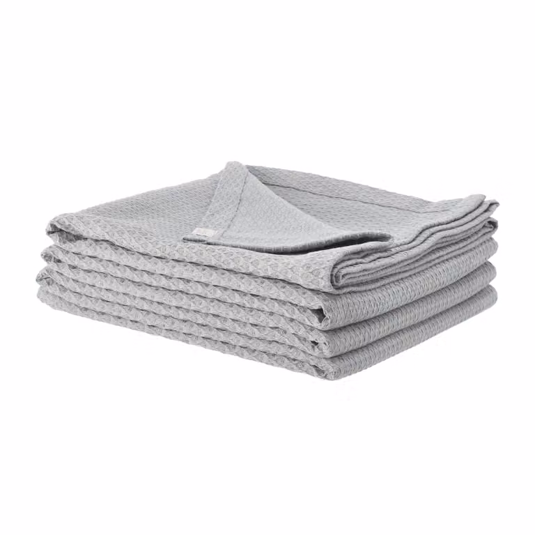 Scandi Living Kimono bedsprei concrete grijs 260 x 260 cm