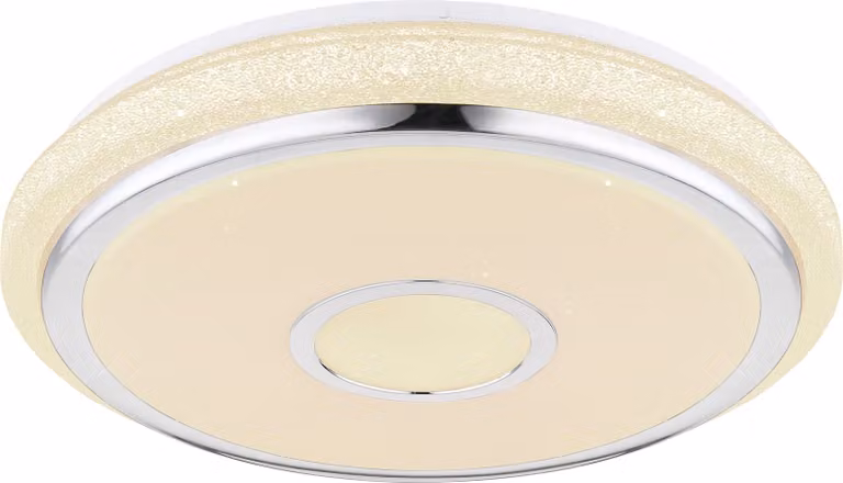Globo Lighting Plafonniere Dani, wit, rond, Ø 50 cm, instelbaar