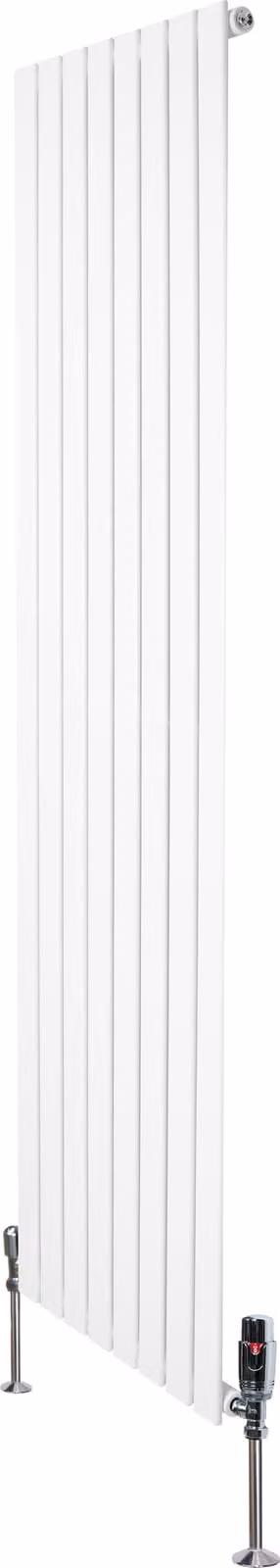 Monster Shop Plat verwarmingspaneel met ventielen, Wit, 1800 x 560 mm