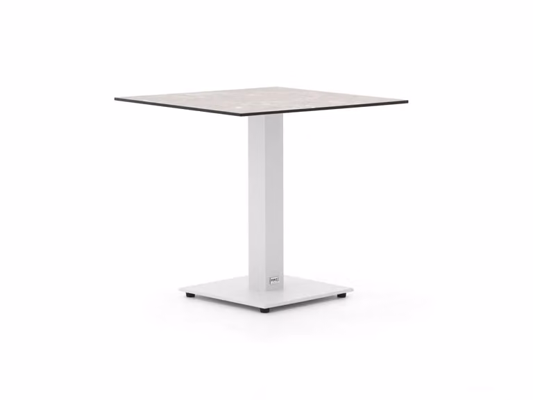 Forza Furniture Tuineettafel Forza Vierkant Modern Aluminium en Kunststof B/D: 70 x 70 cm