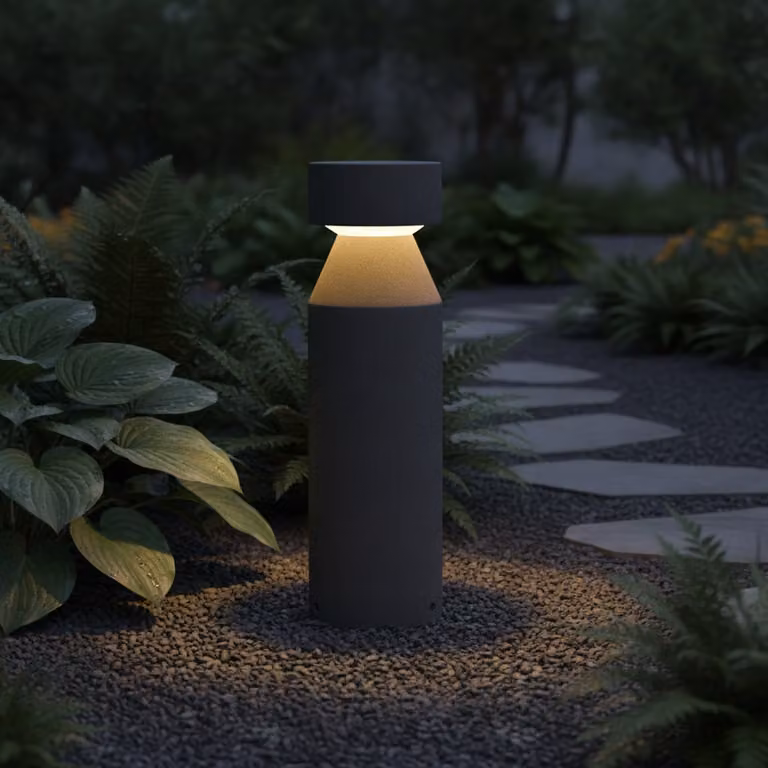 Lyora Tuinlamp Lua Solar - Grijs - Hoogte: 55,5 cm