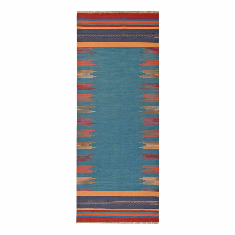 home24 Kelim Gashgai laagpolig vloerkleed multicolor wol B: 101 cm, L: 250 cm