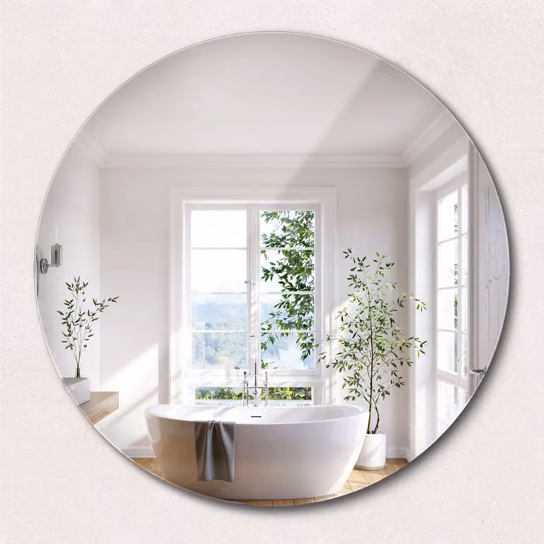 ArtPrintCave Wandspiegel Rond Zonder Lijst - 60 x 60 cm