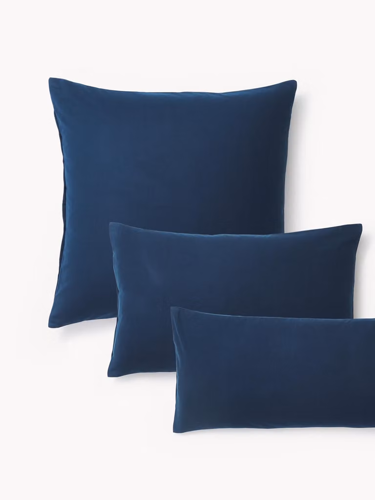 Westwing Collection Flanellen kussenhoes Biba, 80x80 cm