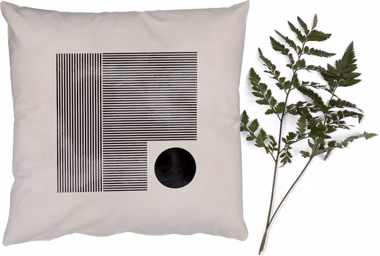 PillowMonkey Sierenkussen Abstract Minimalisme Vierkant 50 x 50 cm