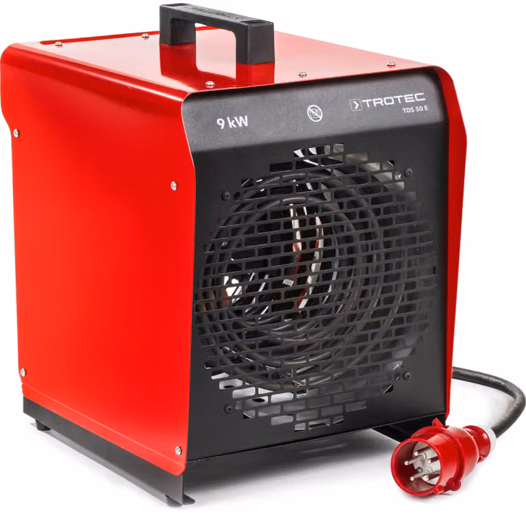 Trotec TDS 50 E verwarmingsventilator, staand model, 9000 Watt, 3 warmtestanden en thermostaat