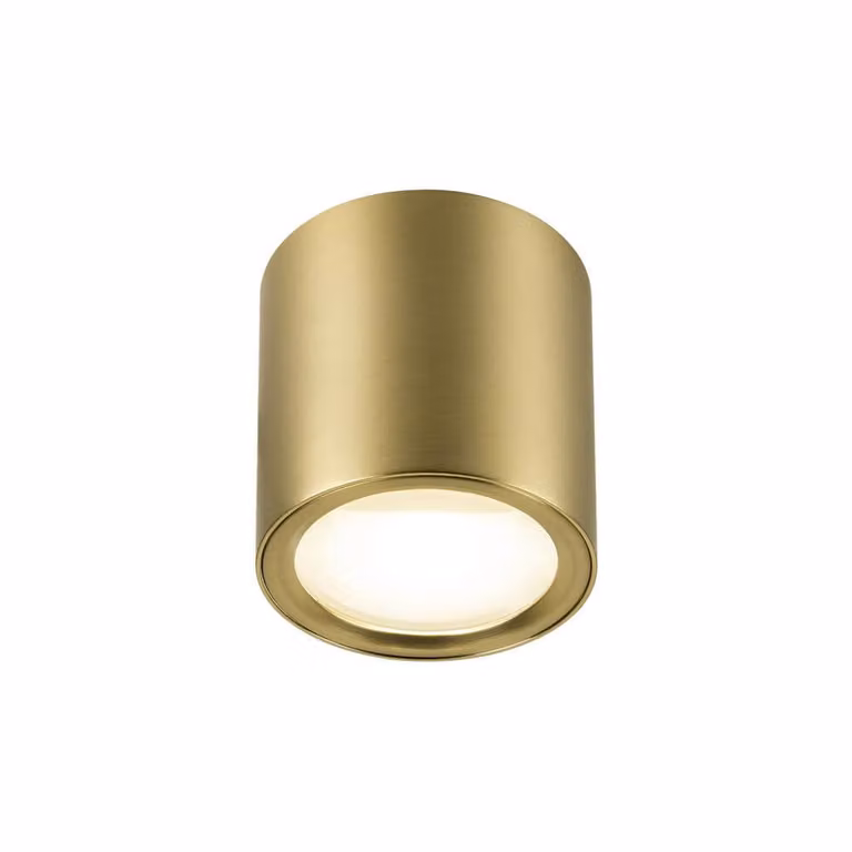SLV Oculus opbouwspot goud/brass modern rond aluminium
