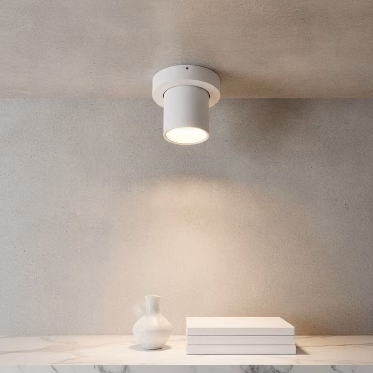 Artdelight Laguna Richtbare Ledspot - Wit - Aluminium