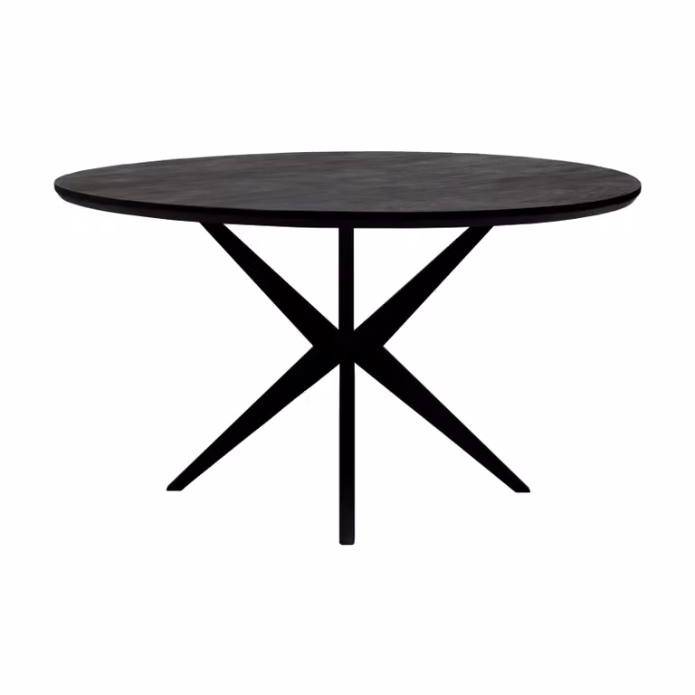 Kick Collection Havard eettafel - Zwart - 140 cm